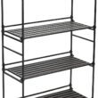 Organize It All 4 Tier Espresso Freestanding Shelf