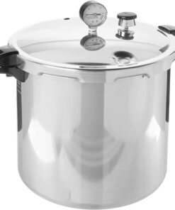 Presto 01784 23-Quart Induction Compatible Pressure Canner, Silver