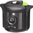 Presto 02142 Precise Plus 6 Qt. Black Stainless Steel Electric Pressure Cooker with Built-In Timer