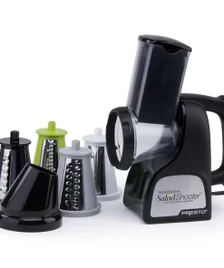 Presto 02970 Professional Saladshooter 114 W Black Electric Food Slicer and Food Shredder