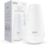 Pure Enrichment PureSpa XL 3-in-1 Cool Mist Humidifier, Essential Oil Diffuser & Mood Light - 2L Tank Provides Powerful Mist Coverage up to 350 sq ft in Bedroom, Office & Large Rooms