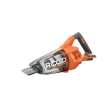 RIDGID R860902B 18V Cordless Hand Vacuum (Tool Only) with Crevice Nozzle, Utility Nozzle and Extension Tube