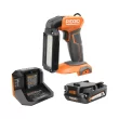 RIDGID R8696KN 18V Cordless LED Stick Light Kit with 2.0 Ah Battery and Charger