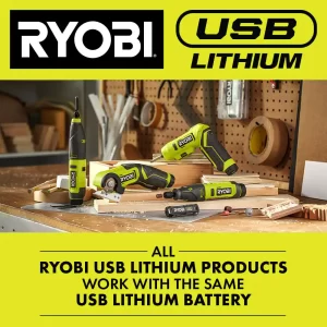 RYOBI FVM51K USB Lithium Rotary Tool Kit