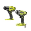 RYOBI P261-P263 ONE+ 18V Lithium-Ion Cordless 3-Speed 1/2 in. Impact Wrench and 3/8 in. 3-Speed Impact Wrench (Tools Only)