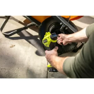 RYOBI P317-P737D ONE+ 18V Cordless 3/8 in. Crown Stapler and High Pressure Inflator (Tools Only)