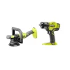 RYOBI PBF100B-P261 ONE+ 18V 5 in. Variable Speed Dual Action Polisher with ONE+ 18V Cordless 3-Speed 1/2 in. Impact Wrench (Tools Only)