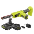 RYOBI PSD101KN ONE+ 18V Cordless 1.2 in. x 18 in. Belt Sander Kit with (1) 2.0 Ah Battery and Charger