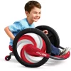 Radio Flyer, Cyclone Ride-on for Kids, Arm Powered, 16 Wheels, Red