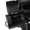 Royal Gourmet CC2036F Charcoal Barrel Grill with Offset Smoker in Black