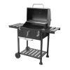 Royal Gourmet CD1824EC Charcoal Grill with 2 Side Table in Black Plus a Cover Royal Gourmet CD1824EC Charcoal Grill with 2 Side Table in Black Plus a Cover