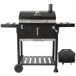 Royal Gourmet CD1824EC Charcoal Grill with 2 Side Table in Black Plus a Cover