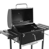 Royal Gourmet CD1824EC Charcoal Grill with 2 Side Table in Black Plus a Cover Royal Gourmet CD1824EC Charcoal Grill with 2 Side Table in Black Plus a Cover
