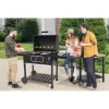 Royal Gourmet CD2030AN Charcoal Grill with 2 Side Tables in Black Royal Gourmet CD2030AN Charcoal Grill with 2 Side Tables in Black