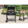 Royal Gourmet CD2030AN Charcoal Grill with 2 Side Tables in Black Royal Gourmet CD2030AN Charcoal Grill with 2 Side Tables in Black