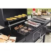 Royal Gourmet CD2030AN Charcoal Grill with 2 Side Tables in Black Royal Gourmet CD2030AN Charcoal Grill with 2 Side Tables in Black