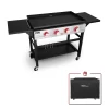 Royal Gourmet GB4000C 36-Inch Flat Top Gas Griddle with Protected Cover, 4-Burner Propane Grill, Black Royal Gourmet GB4000C 36-Inch Flat Top Gas Griddle with Protected Cover, 4-Burner Propane Grill, Black