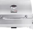 Royal Gourmet GT1001 1-Burner Portable Tabletop Propane Gas Grill in Stainless Steel