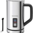 Secura Milk Frother, Electric Milk Steamer Stainless Steel, 8.4oz/250ml Automatic Hot and Cold Foam Maker and Milk Warmer for Latte, Cappuccinos, Macchiato, 120V