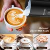 Secura Milk Frother, Electric Milk Steamer Stainless Steel, 8.4oz/250ml Automatic Hot and Cold Foam Maker and Milk Warmer for Latte, Macchiato (Black)
