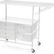 Simply Tidy Essex Rolling Cart, White