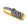 Smith's 50264 Adjustable Angle Pull-thru Knife Sharpener, Grey/Yellow