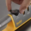 Smith's 50264 Adjustable Angle Pull-thru Knife Sharpener, Grey/Yellow