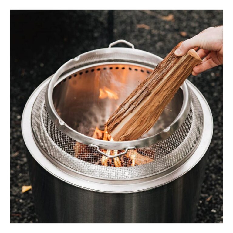 Solo Stove Bonfire Shield Stainless Steel Fire Pit Spark Protector ...