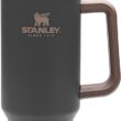 Stanley Adventure Reusable Vacuum Quencher Tumbler with Straw, Leak Resistant Lid, Insulated Cup, Maintains Cold, Heat, and Ice for Hours, Coal (10-02664-106)