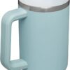 Stanley Adventure Reusable Vacuum Quencher Tumbler with Straw, Leak  Resistant Lid, Insulated Cup, Maintains Cold, Heat, and Ice for Hours,  Seafoam (10-02664-244) –