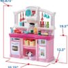 Step2 Fun with Friends Kitchen Set for Kids – Includes Toy Kitchen Accessories, Interactive Features for Pretend Play – Indoor/Outdoor Toddler Playset – Dimensions: 40.88