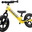 Strider - 12 Sport Kids Balance Bike, No Pedal Training Bicycle, Lightweight Frame, Flat-Free Tires, For Toddlers and Children Ages 18 Months to 5 Years Old (Yellow)
