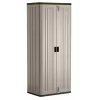 Suncast BMC7200 Resin Freestanding Garage Cabinet in Platinum (30 in. W x 72 in. H x 20 in. D)