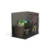 Suncast BMS2500SB 2 ft. 8 in. x 4 ft. 5 in. x 3 ft. 9.5 in. Resin Horizontal Storage Shed