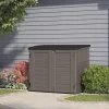 Suncast BMS2500SB 2 ft. 8 in. x 4 ft. 5 in. x 3 ft. 9.5 in. Resin Horizontal Storage Shed