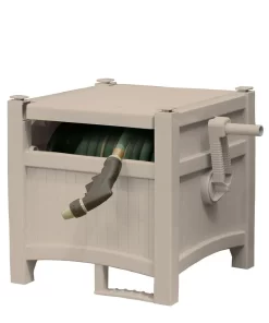 Suncast CPLPHH100D 100 ft. Hose Hideaway, Taupe