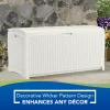 Suncast DB9200WD 99 Gal. Resin Deck Box in White
