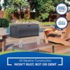 Suncast DBW7300C 73 Gallon Medium Resin Wicker Indoor Outdoor Storage Box