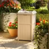 Suncast GH1732 33 Gallon Hideaway Trash Can for Patio