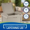 Suncast GH1732 33 Gallon Hideaway Trash Can for Patio