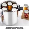 T-fal Pressure Cooker, Pressure Canner with Pressure Control, 3 PSI Settings, 22 Quart, Silver - 7114000511