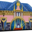 The Original AIR FORT Build A Fort in 30 Seconds, Inflatable Fort for Kids (Royal Castle)