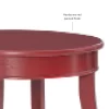 Winston Porter Carminella 24'' Tall End Table Red Winston Porter Carminella 24'' Tall End Table Red