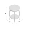 Winston Porter Carminella 24'' Tall End Table Red Winston Porter Carminella 24'' Tall End Table Red