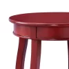 Winston Porter Carminella 24'' Tall End Table Red Winston Porter Carminella 24'' Tall End Table Red