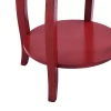 Winston Porter Carminella 24'' Tall End Table Red Winston Porter Carminella 24'' Tall End Table Red