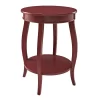 Winston Porter Carminella 24'' Tall End Table Red
