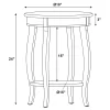 Winston Porter Carminella 24'' Tall End Table Red Winston Porter Carminella 24'' Tall End Table Red