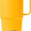 YETI Rambler 20 oz Travel Mug, Stainless Steel, Vacuum Insulated with Stronghold Lid, Alpine Yellow