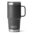 YETI Rambler 20 oz Travel Mug, Stainless Steel, Vacuum Insulated with Stronghold Lid, Charcoal